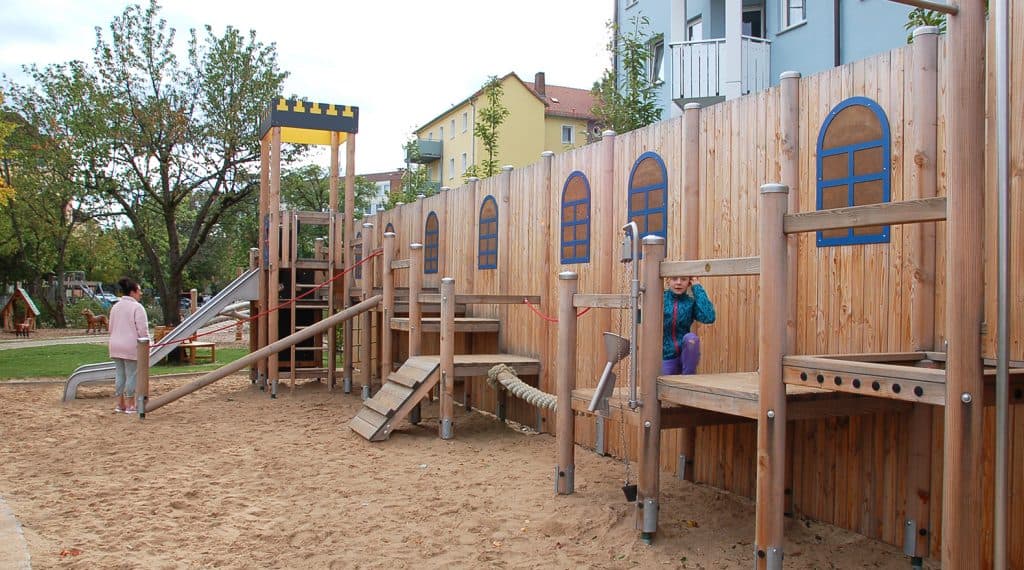 Neugestaltet: Spielplatz Amalienstraße in Fürth