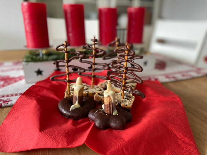 Schoko-Bäumchen zum Snacken
